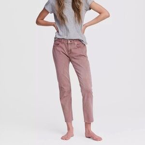 $198 NWOT Rag & Bone Dre Low Rise Boyfriend Jeans in Light Plum Size 25